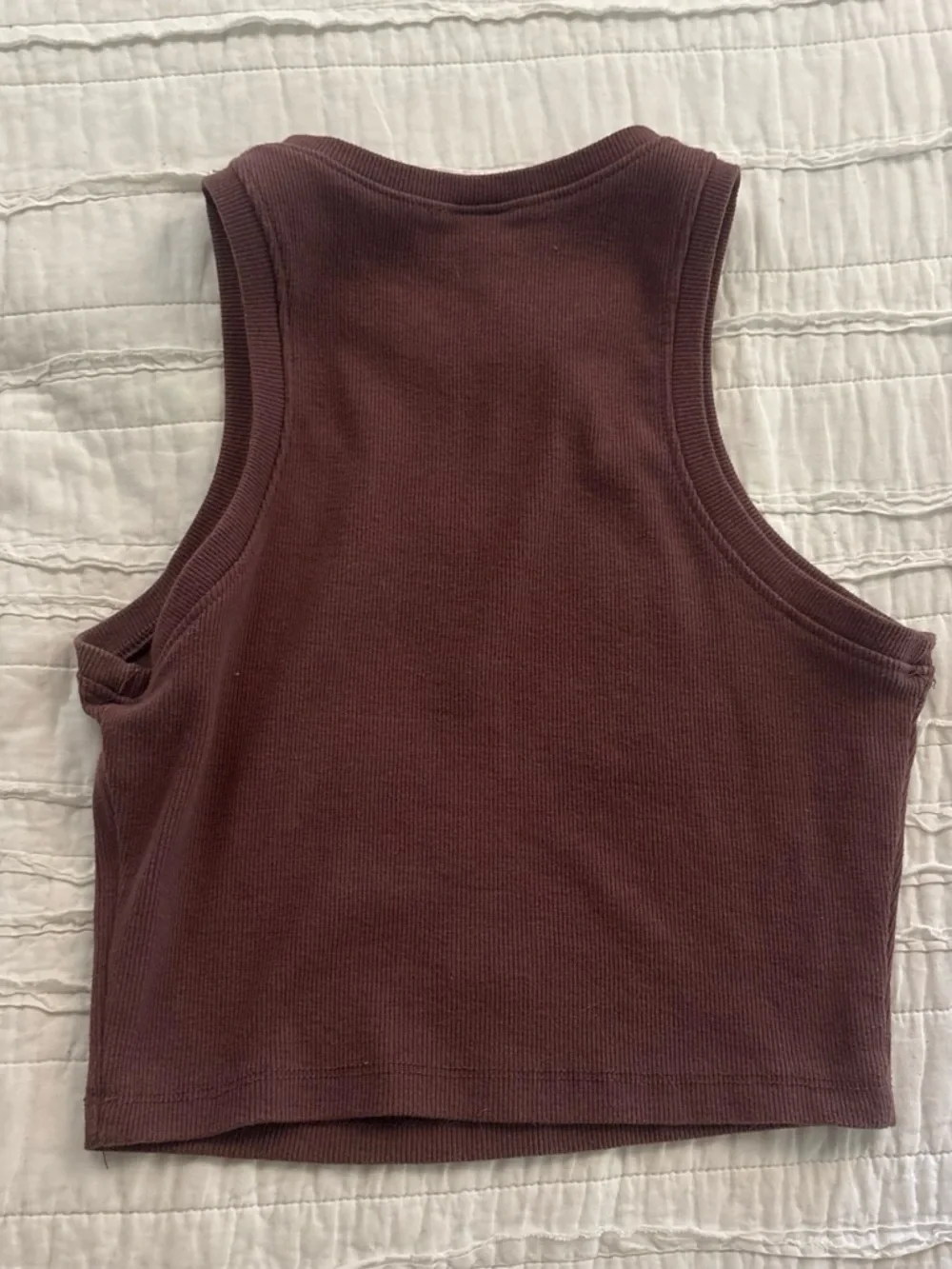 Bundle: 3 Women’s Ribbed Tank Top - Pink, Light Blue & Brown